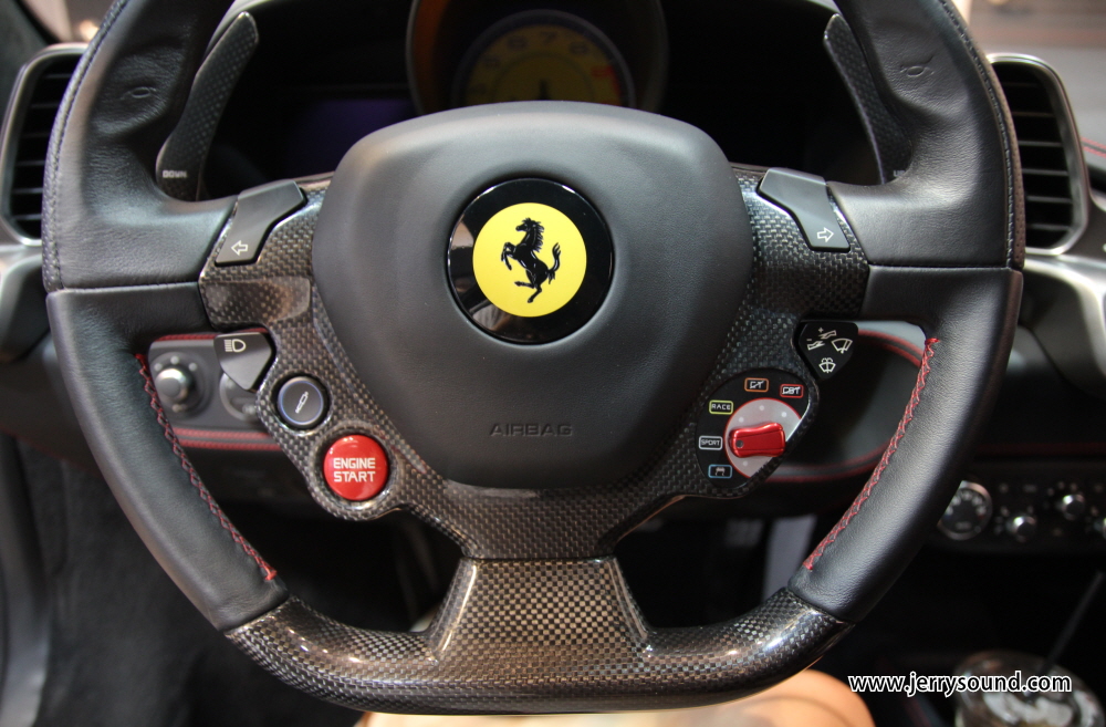 Ferrar steering wheel